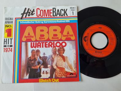 ABBA - Waterloo 7'' Vinyl Germany HIT Comeback