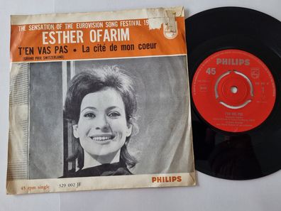 Esther Ofarim - T'en vas pas 7'' Vinyl Holland Eurovision 1963