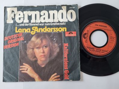 Lena Andersson - Fernando 7'' Vinyl Germany/ CV ABBA SUNG IN GERMAN