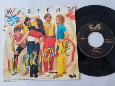 Westend - Hurricane 7'' Vinyl Germany Eurovision 1983