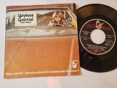 Yvonne Gabriel und Band - Baby, pass auf 7'' Vinyl Germany
