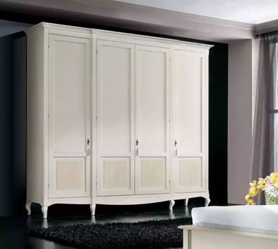 Schlafzimmer Luxus Kleiderschrank Weiß Schrank Holz Moderne Möbel Neu