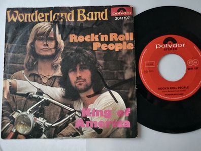 Wonderland Band/ Achim Reichel - Rock 'n roll people 7'' Vinyl Germany