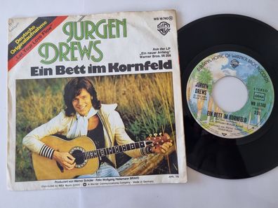 Jürgen Drews - Ein Bett im Kornfeld 7'' Vinyl Germany