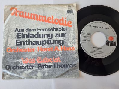 Orchester H.A. Hass - Traummelodie 7'' Vinyl/ OST Einladung zur Enthauptung