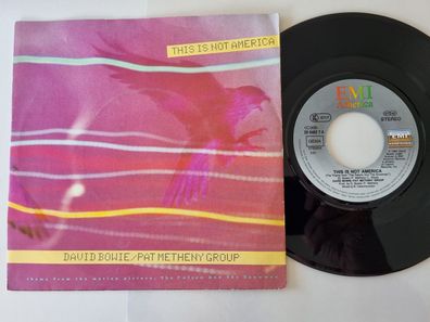 David Bowie/ Pat Metheny Group - This is not America 7'' Vinyl Germany