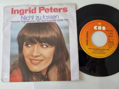 Ingrid Peters - Nicht zu fassen 7'' Vinyl Germany/ CV Clout - Under fire