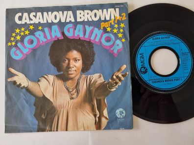 Gloria Gaynor - Casanova brown 7'' Vinyl Germany