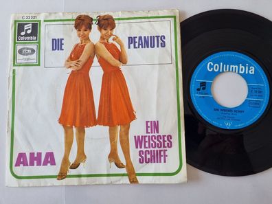 Die Peanuts - Aha/ Ein weisses Schiff 7'' Vinyl Germany
