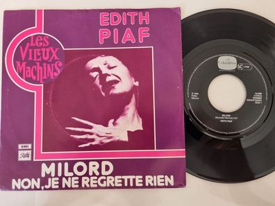 Edith Piaf - Milord/ Non, je ne regrette rien 7'' Vinyl Holland