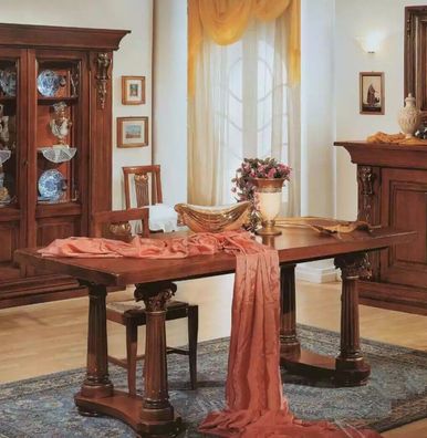 Esstisch Design Möbel Esszimmer Tisch Luxus Italienische Stil Einrichtung