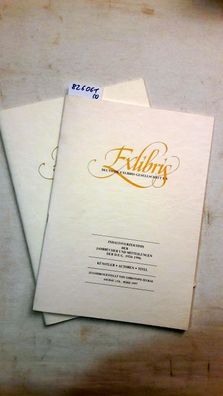 Exlibris. Deutsche Exlibris-Gesellschaft. Inhaltsverzeichnis der Jahrbücher und Mitte