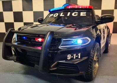 Elektro Kinderauto Polizei America Polizeiauto