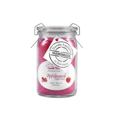 Candle Factory Baby-Jumbo Duftkerze im Weckglas, Apfelpunsch, 308-050 1 St