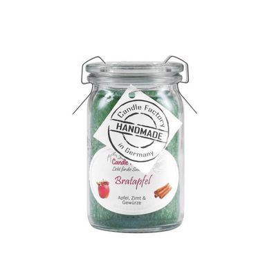 Candle Factory Baby-Jumbo Duftkerze im Weckglas, Bratapfel, 308-038 1 St