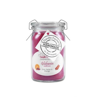 Candle Factory Baby-Jumbo Duftkerze im Weckglas, Glühwein, 308-039 1 St
