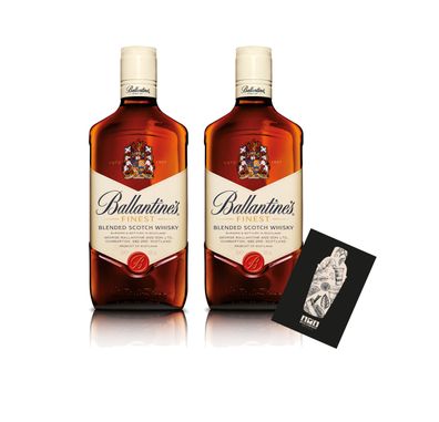 Ballantines 2er Set finest blended Scotch Whisky 2x 0,7L (40% Vol) Product of S