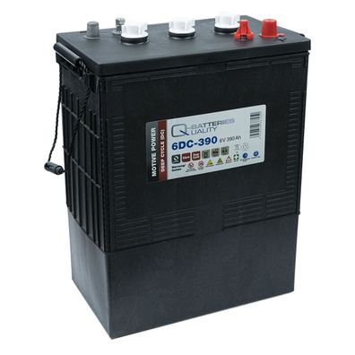 Q-Batteries 6DC-390 6V 390Ah Deep Cycle Traktionsbatterie