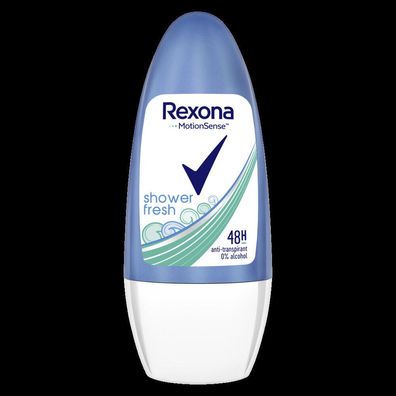 Rexona Deo Roll-On Anti-Transpirant Shower Fresh mit 48-Stunden-Schutz 50 ml