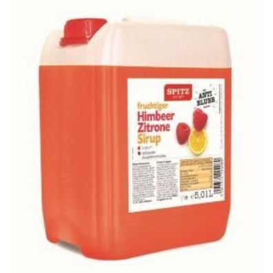 SPITZ Himbeer - Zitrone Sirup 5 Liter / Kanister