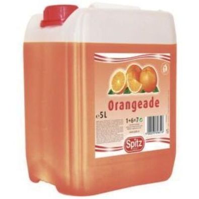SPITZ fruchtiger Orangen Sirup 5l Liter Kanister