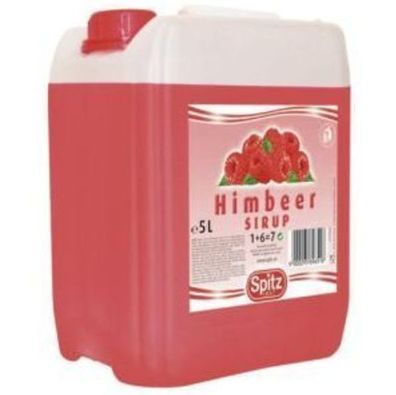 SPITZ fruchtiger Himbeer Sirup 5 l Liter Kanister