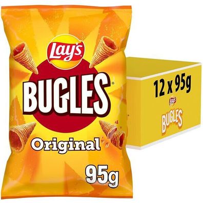 Lay's Bugles Original Geschmack Maissnack Knabbergebäck 12x95 g Bt.