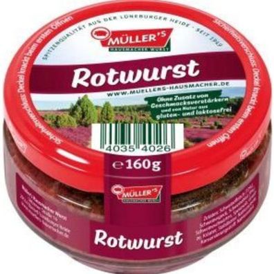 Müller´s Rotwurst 6x160g (6er Pack)