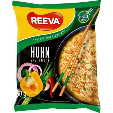 Reeva Instant Nudeln asiatischer Art Huhngeschmack 24x60 g Bt.