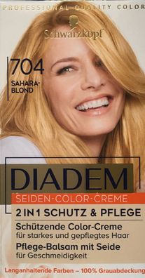 Schwarzkopf Diadem Seiden-Color-Creme 704 Saharablond