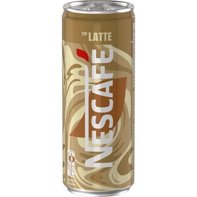 Nescafé RTD Latte 12x0,25 L Dosen Einweg-Pfand