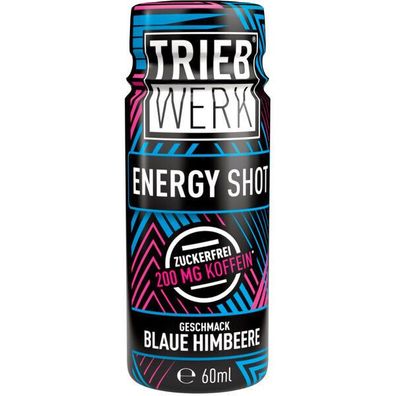 Triebwerk Energy Shot Blaue Himbeere 12x60ml Fl.