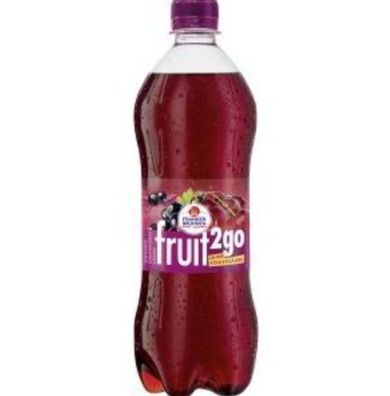 6x 0,75 L Franken Brunnen fruit2go Johannisbeere-Kirsche Einweg-Pfand