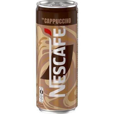 Nescafé RTD Cappuccino 12x0,25 L Dosen Einweg-Pfand