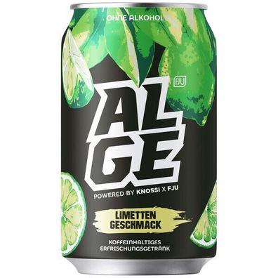 ALGE Limette Softdrink mit Guarana 24x0.33l Ds. Enweg Pfand