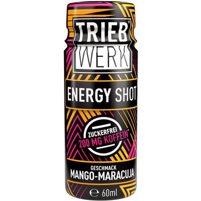 Triebwerk Energy Shot Mango Maracuja 12x60ml Fl.