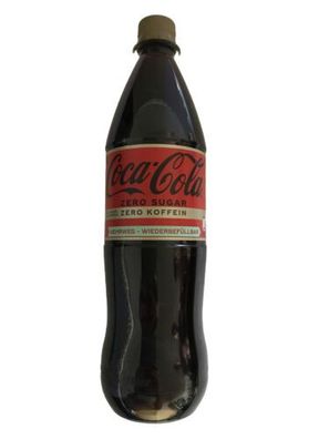 12x 1Liter Coca-Cola ZERO Koffeinfrei PET Flasche - Mehrweg -