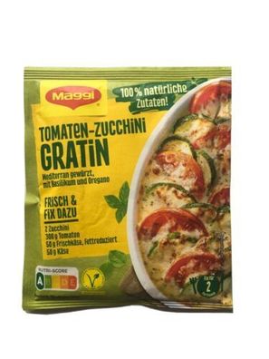 Maggi Fix für Tomaten-Zucchini-Gratin 33g