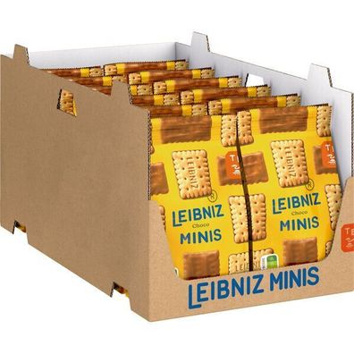 Bahlsen Leibniz Minis Choco Keks 125g Beutel, 12 Stück