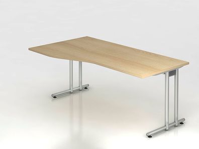 Büro Schreibtisch 180x100 cm Freiform Modell NS18