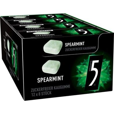 Wrigley´s 5 Gum Cubes Spearmint 12x8er Pg.