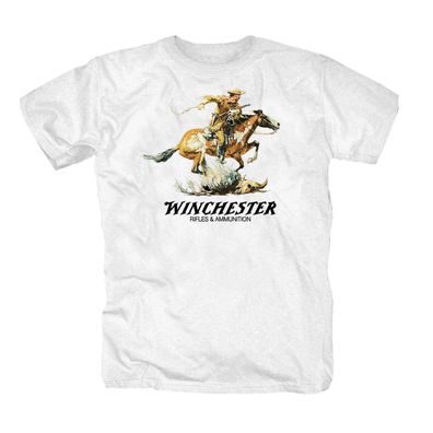 Winchester USA Western Waffen Gewehr Wilder Westen T-Shirt S-5XL