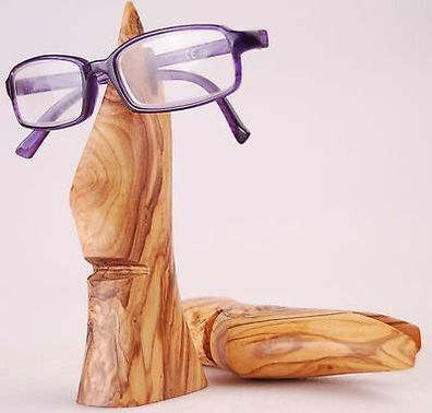 Edler Brillenhalter, Brillenständer, Brille Ständer Holzständer aus Olivenholz