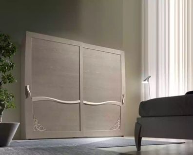 Luxus Kleiderschrank Italienische Möbel Schlafzimmer Schrank Echtholz