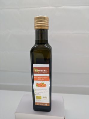 Aprikosenkernöl BIO kaltgepresst, 250 ml Aprikosen-Öl - Pure@Altai