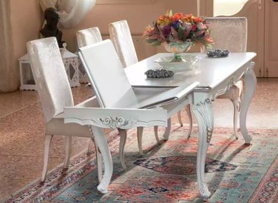 Italienische Esstische Luxus Holztische Möbel Esstisch Klassisch Tisch