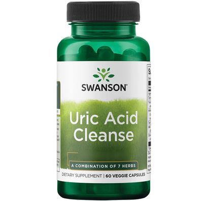 Swanson, Uric Acid Cleanse, 60 Veg. Kapseln