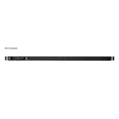 ATEN PE1224SG Basis-PDU mit Messfunktion mit Überspannungsschutz IEC-C20 zu 22x