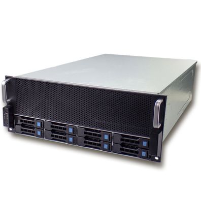 FANTEC SRC-4080X08, 4HE 19Zoll-Servergehäuse 8x SAS und SATA ohne Netzteil 680mm