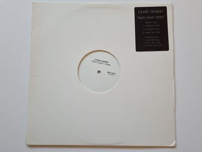 Cyndi Lauper - That's What I Think 12'' Vinyl Maxi US PROMO